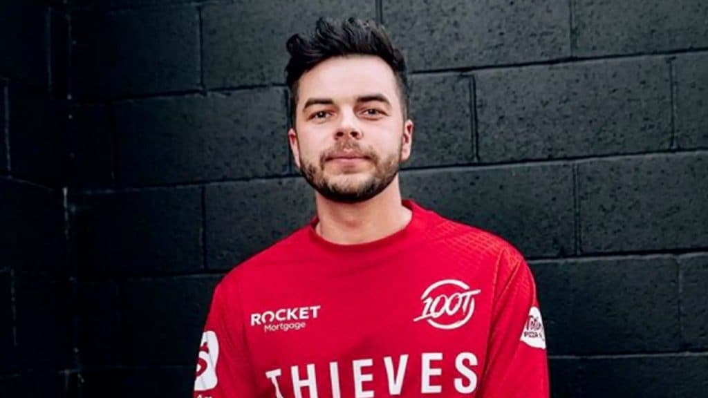 Nadeshot in 100 Thieves merch