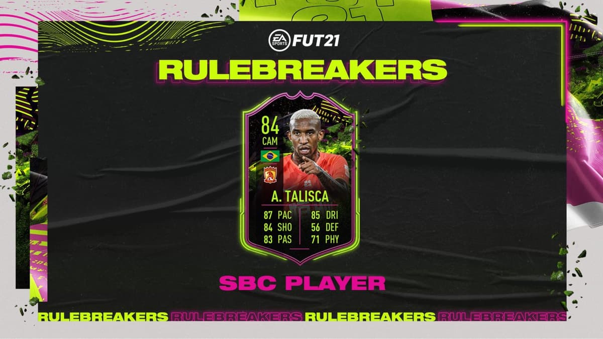 Talisca Rulebreakers FIFA 21 FUT SBC