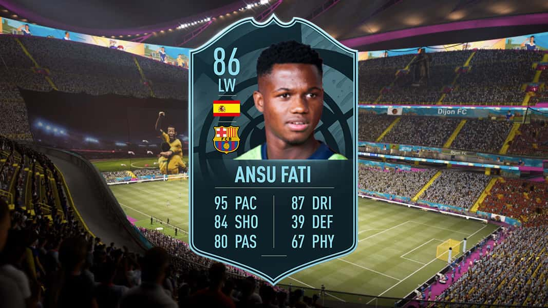 Ansu Fati POTM SBC