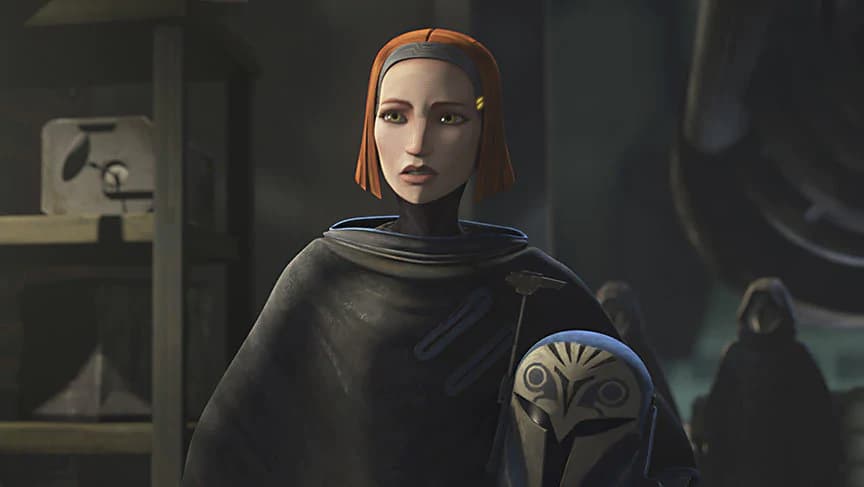 Bo-Katan was one of the main Mandalorian heroes in The Clone Wars series.