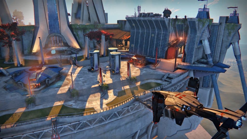 Destiny Tower courtyard