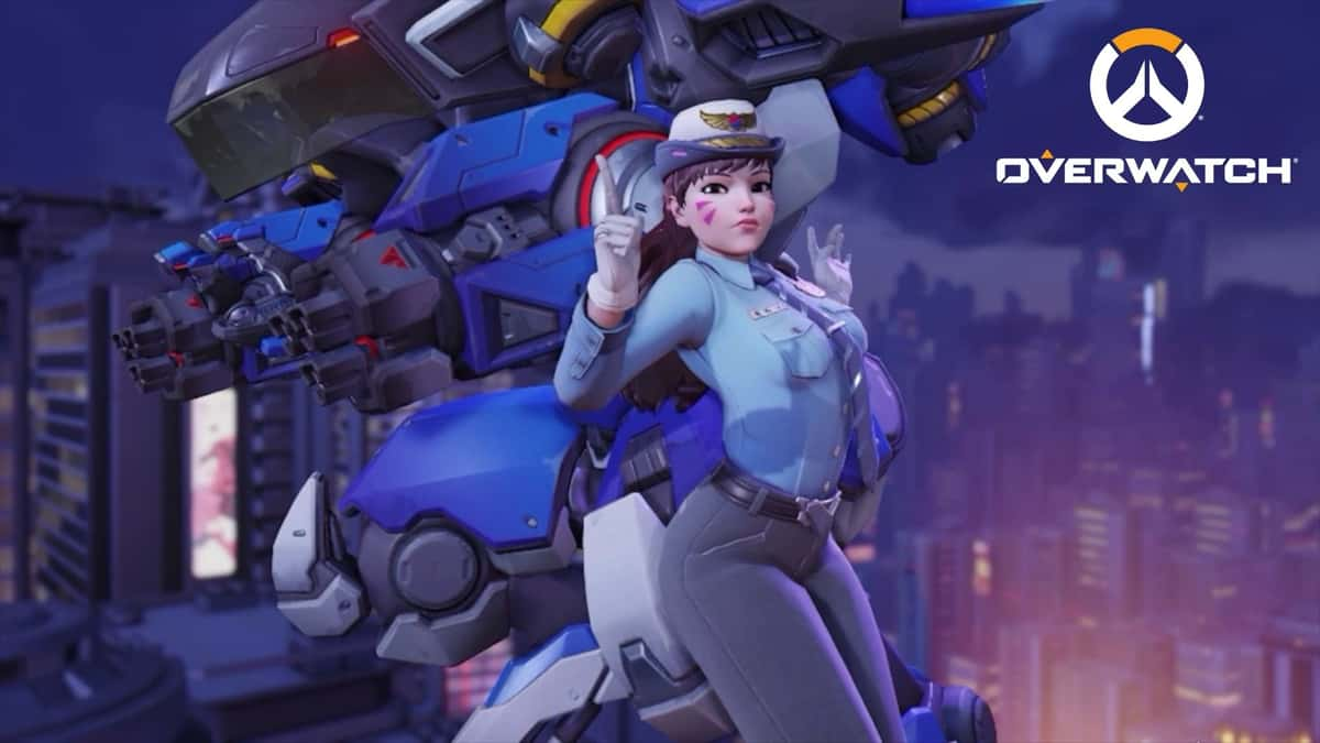 D.va from Overwatch looking cool