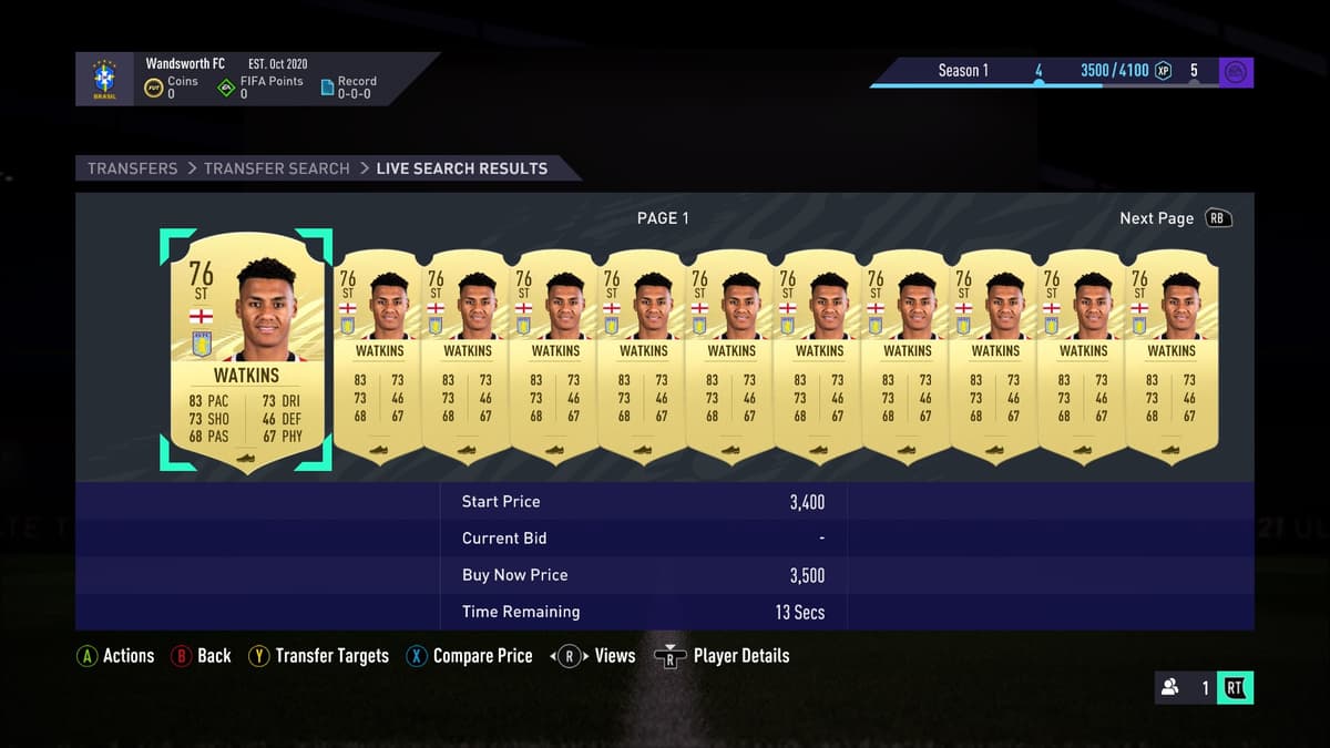 FUT Market FIFA 21