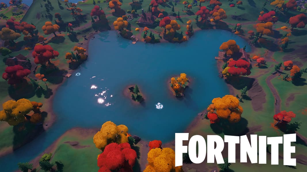 Heart lake in fortnite