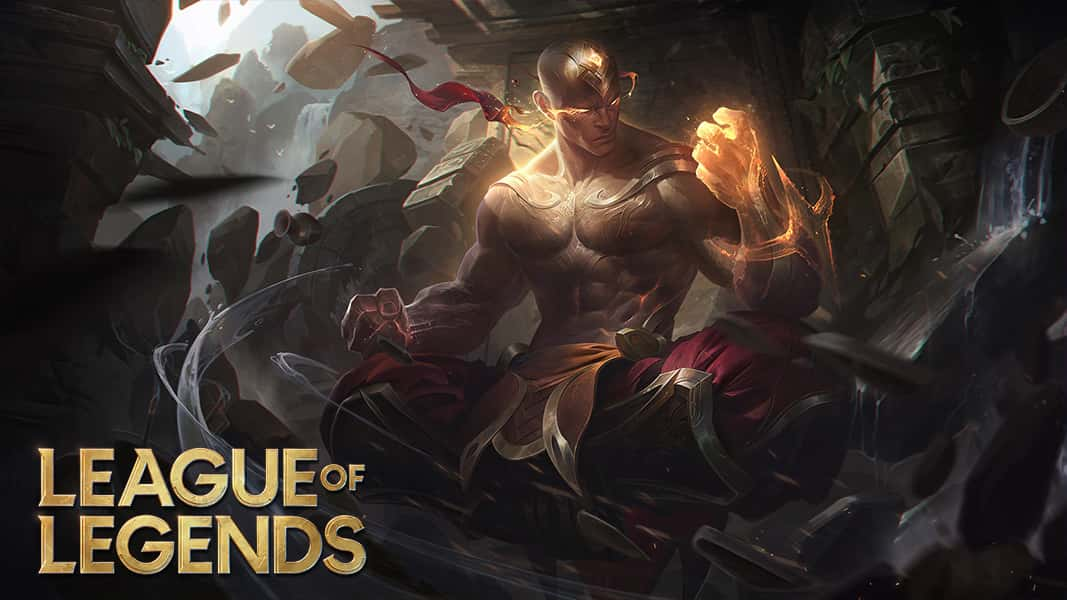 Lee sin splash art in league of legends