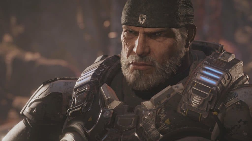 Marcus Fenix from Gears of War