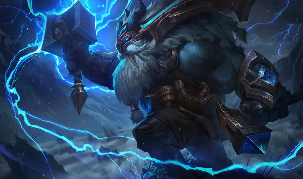 ornn splash art in league of legends