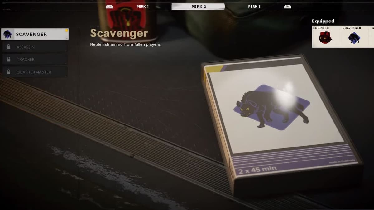 scavenger perk in black ops cold war