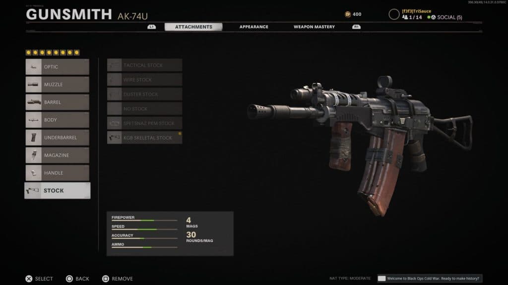 Black Ops Cold War Ak-74u