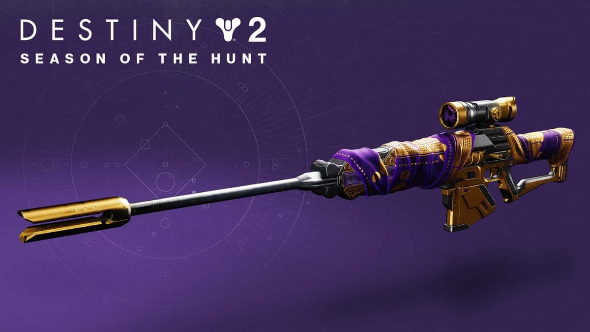 Destiny 2 Adored Sniper With Season of the Hunt Text