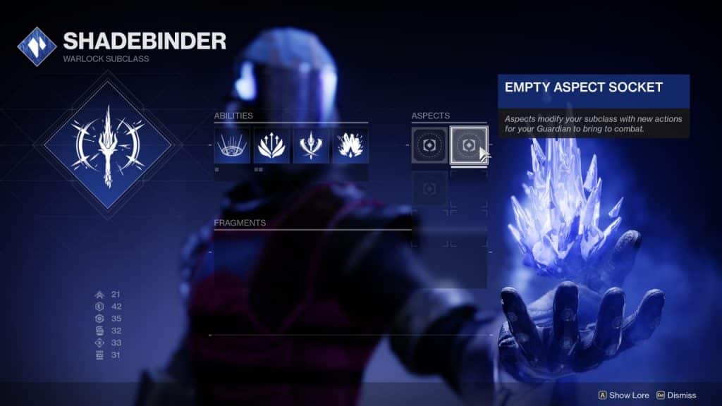 Destiny 2 Warlock Shadebinder Class