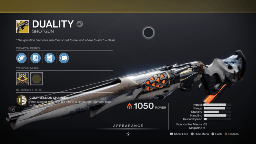 Destiny 2: Beyond Light Duality Exotic shotgun