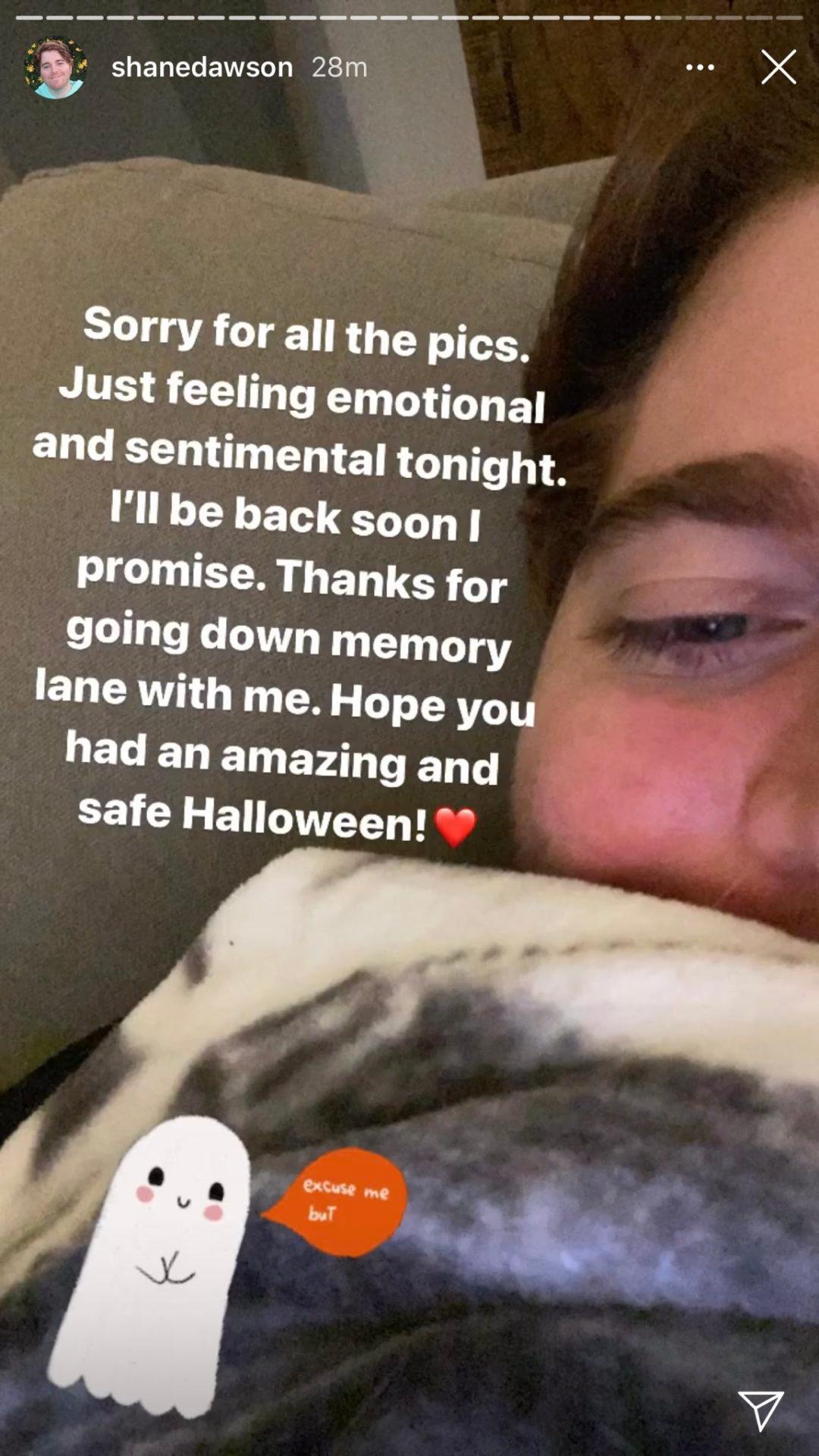 shane insta story