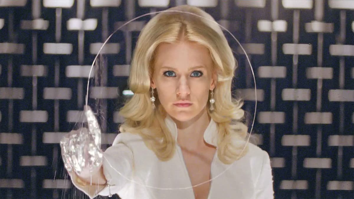 January Jones as Emma Frost in X-Men First Class