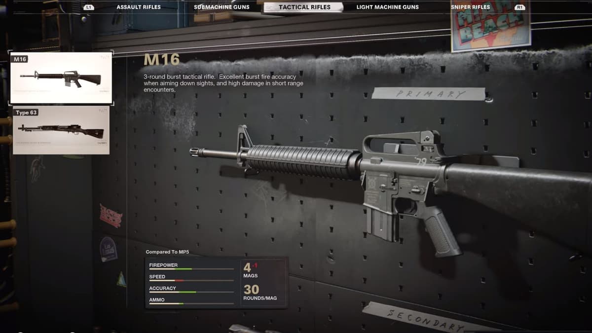 m16 in cod black ops cold war