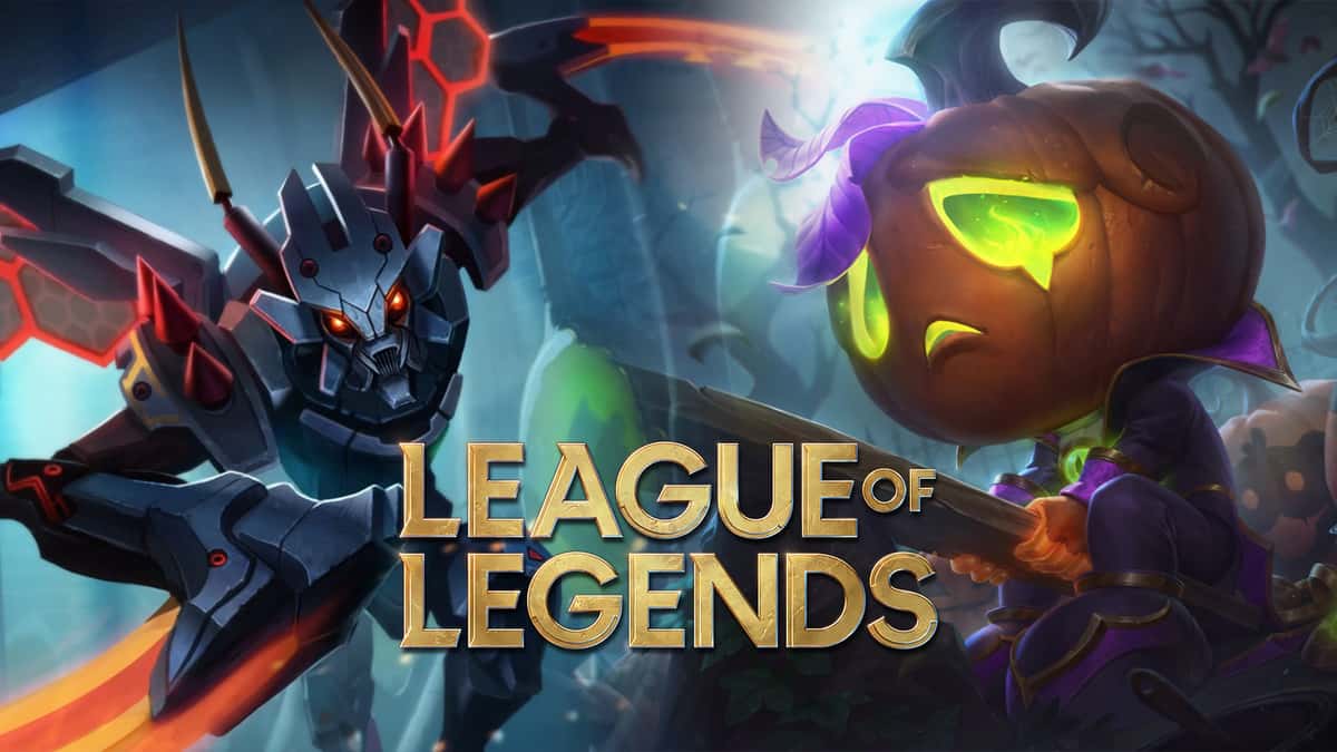 Mecha Kha'Zix and Halloween Amumu in League of Legends