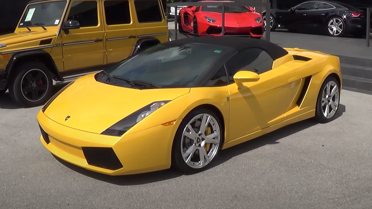 Lamborghini Gallardo yellow