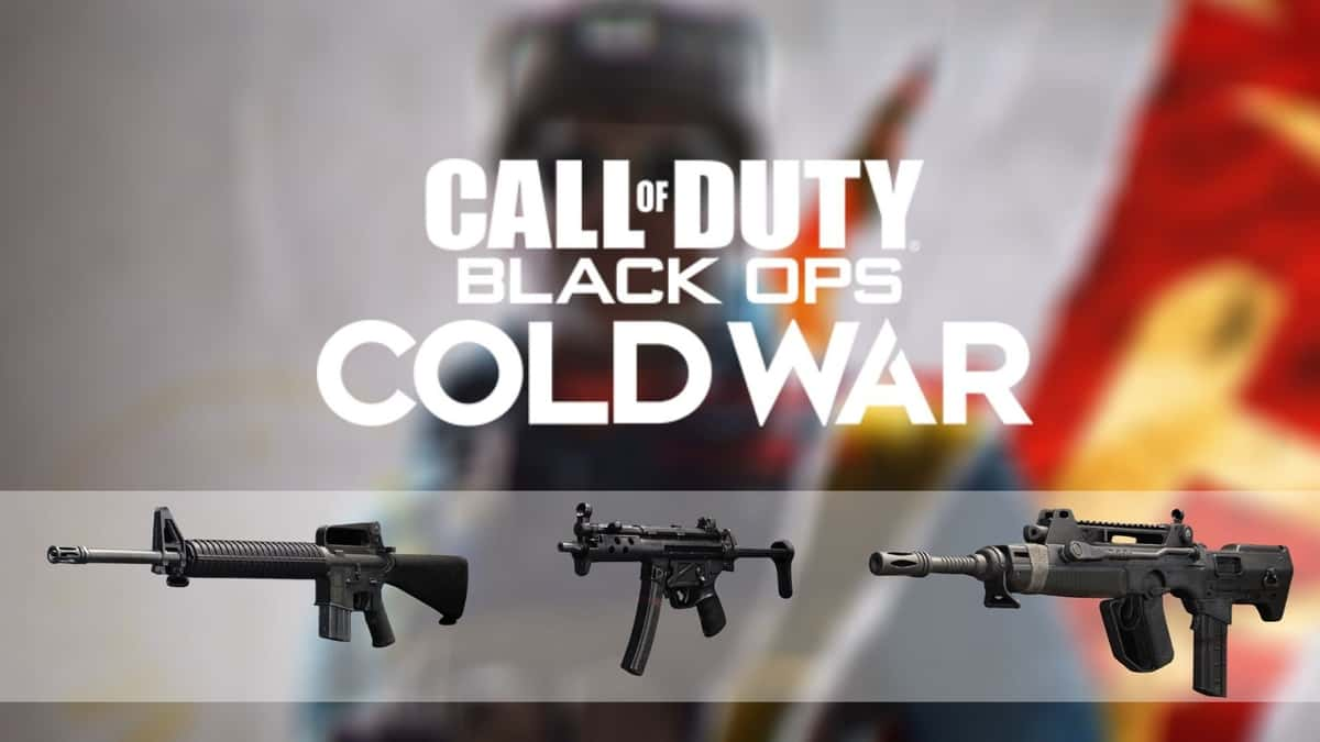 Black Ops Cold War guns