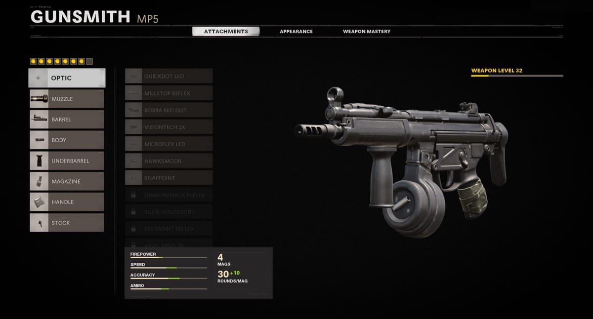 Black Ops Cold War MP5