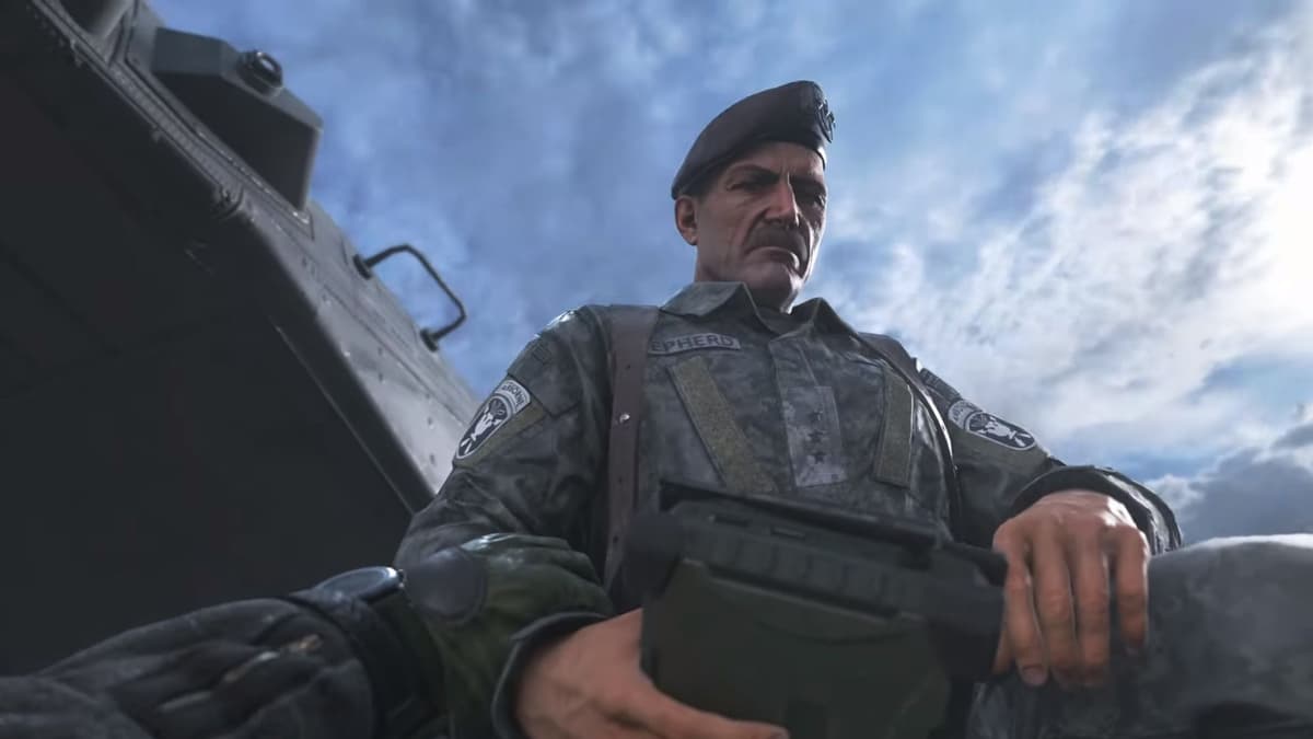 general shepherd in COD modern warfare 2