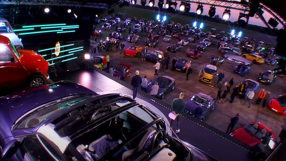 Top gear drive in audience