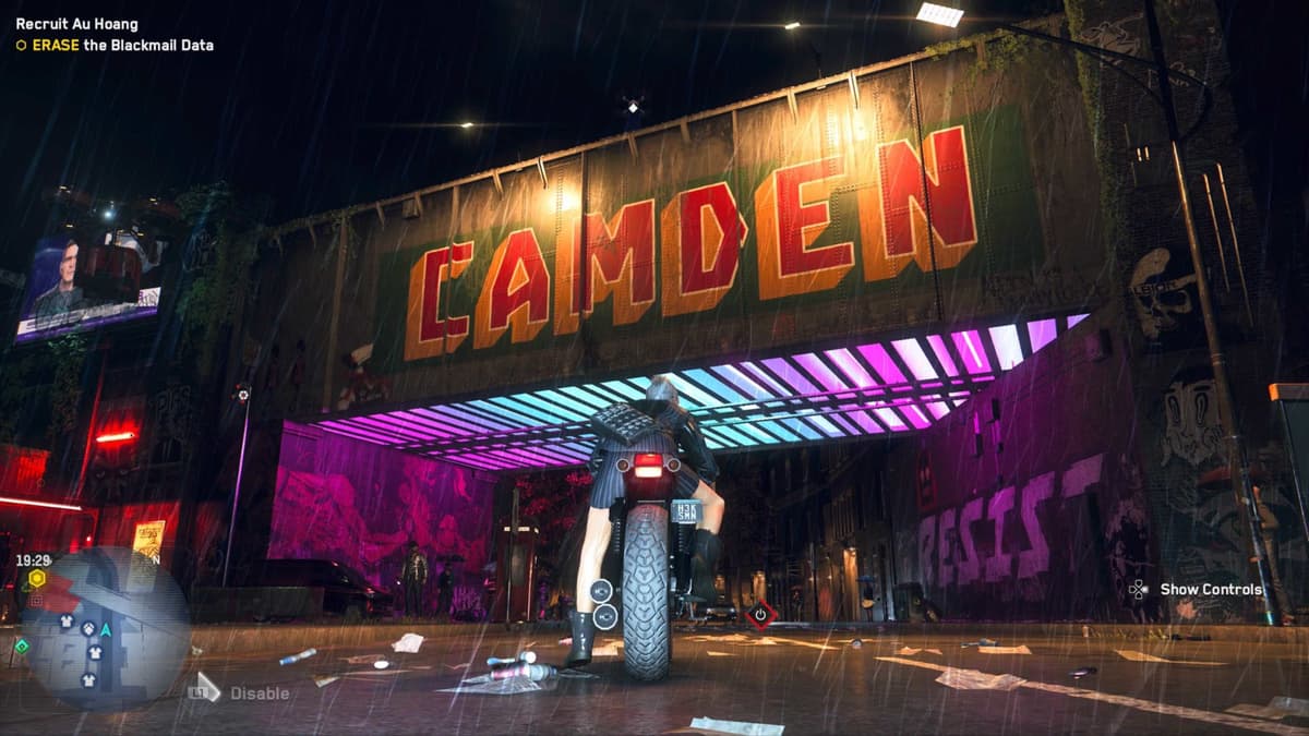 camden graffiti in watch dogs legion