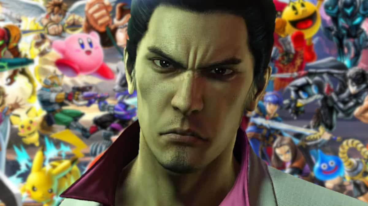 Yakuza's Kiryu Smash Ultimate background