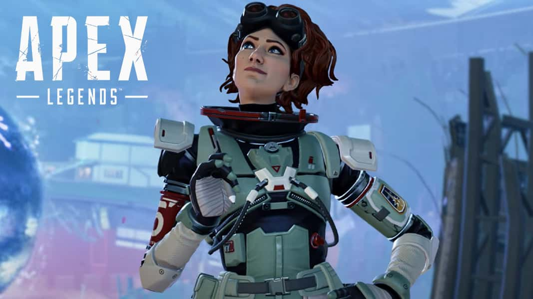 Horizon looking to the sky in Apex Legends