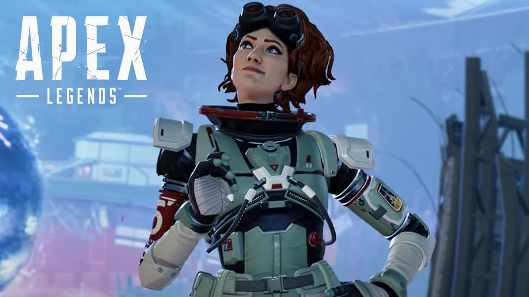 Horizon looking to the sky in Apex Legends