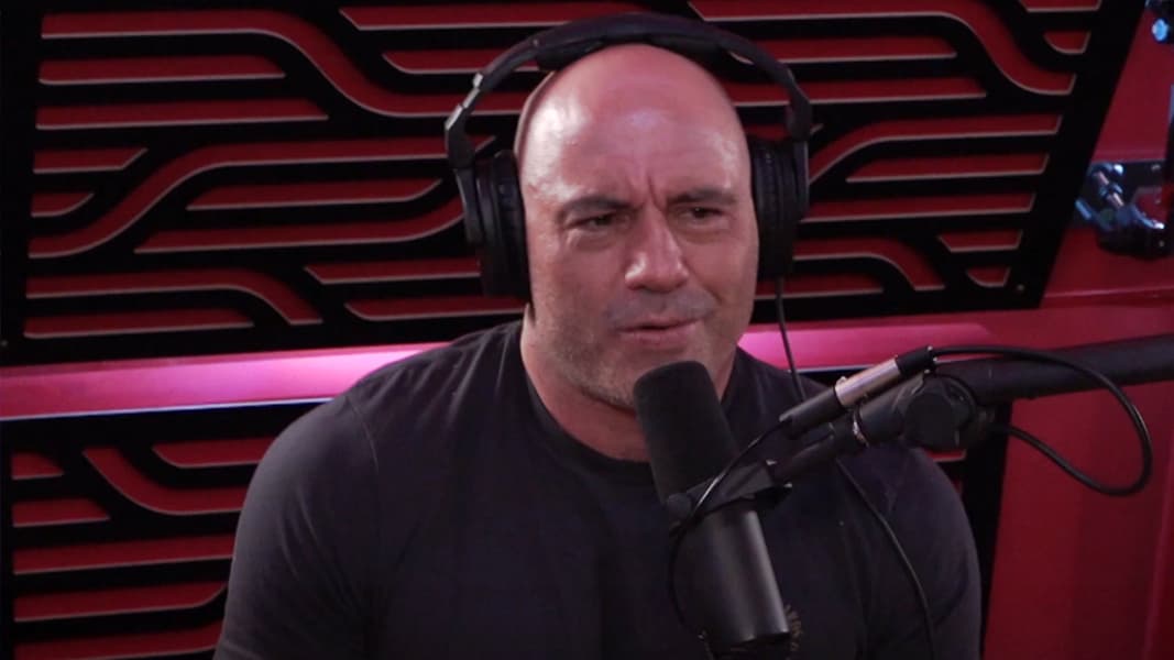 Joe Rogan in podcast studio