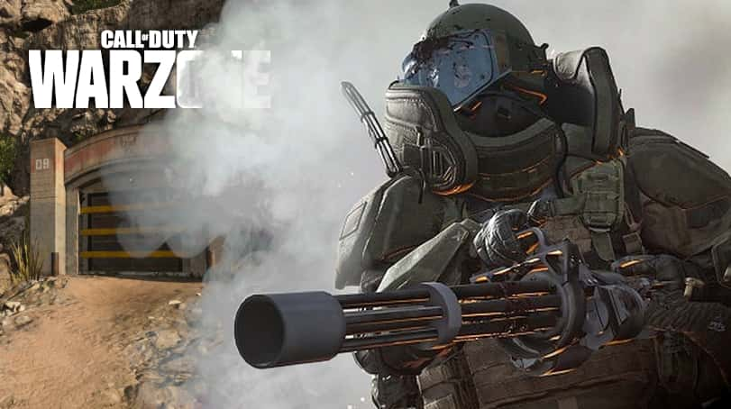 juggernaut wielding minigun in cod warzone