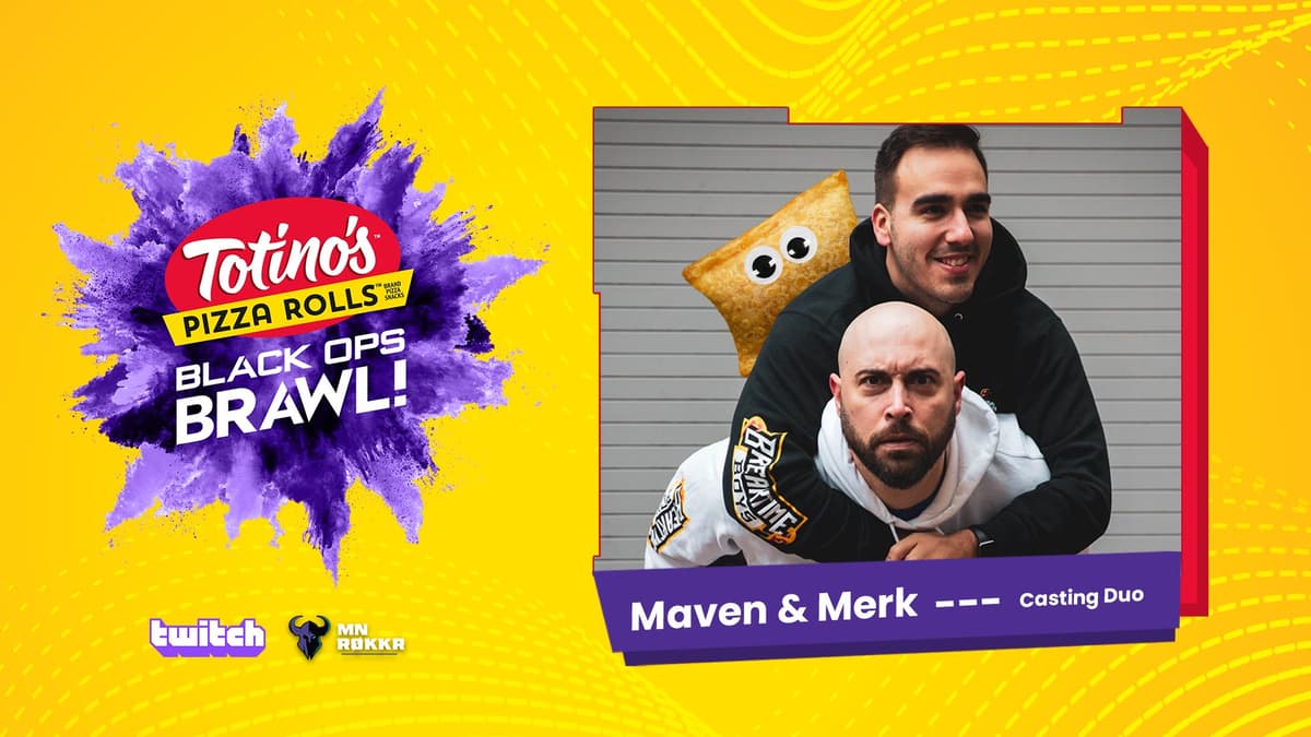 Totino's Black Ops Brawl casters Merk and Maven