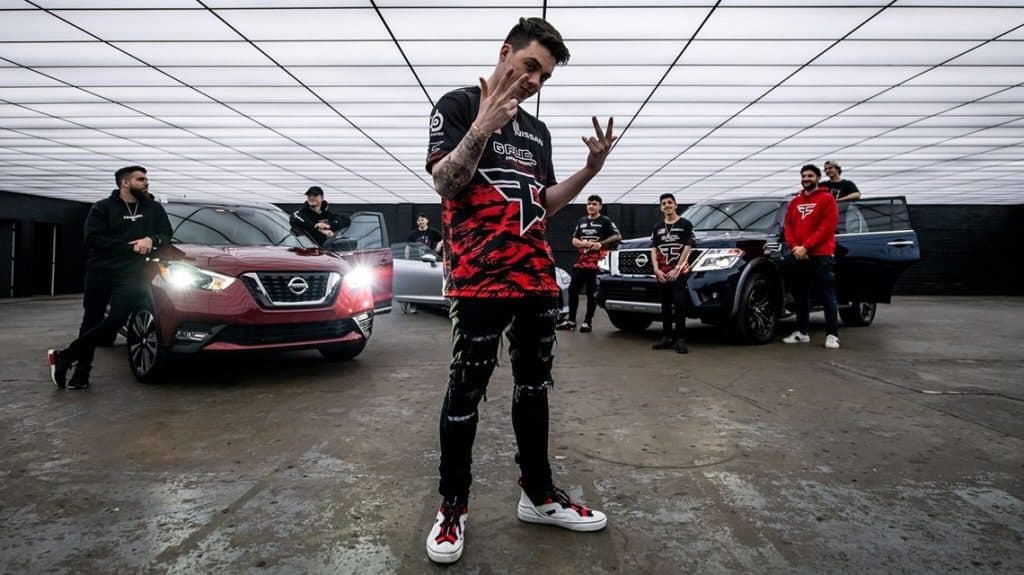 FaZe Clan Nissan partnership for FaZe 5