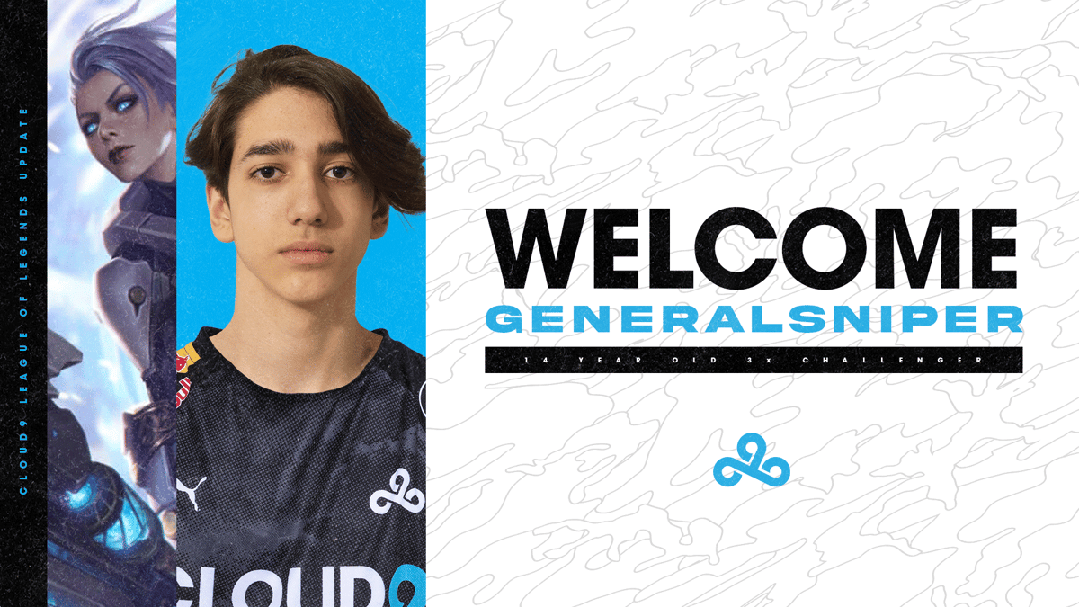 Cloud9 General Sniper signing announcement