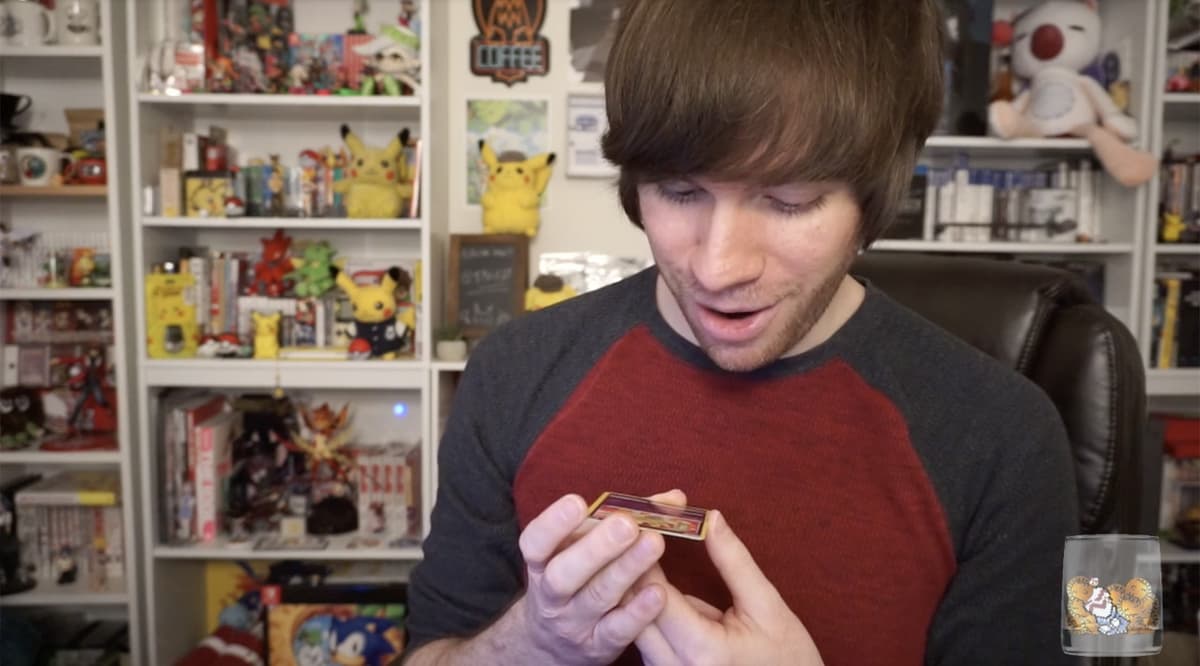 Pokemon YouTuber reacts to creepy Pokemon Shedninja card.