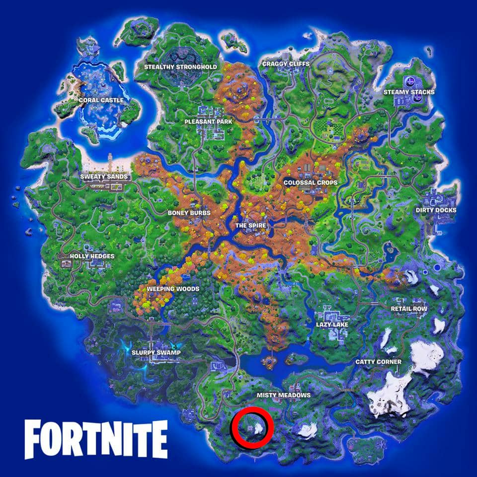 Fortnite Season 6 Shadow Tracker location