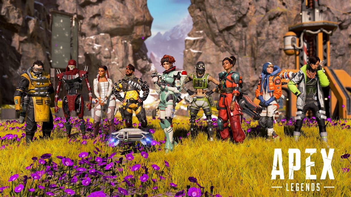 Apex Legends All Characters Season 7 With Logo