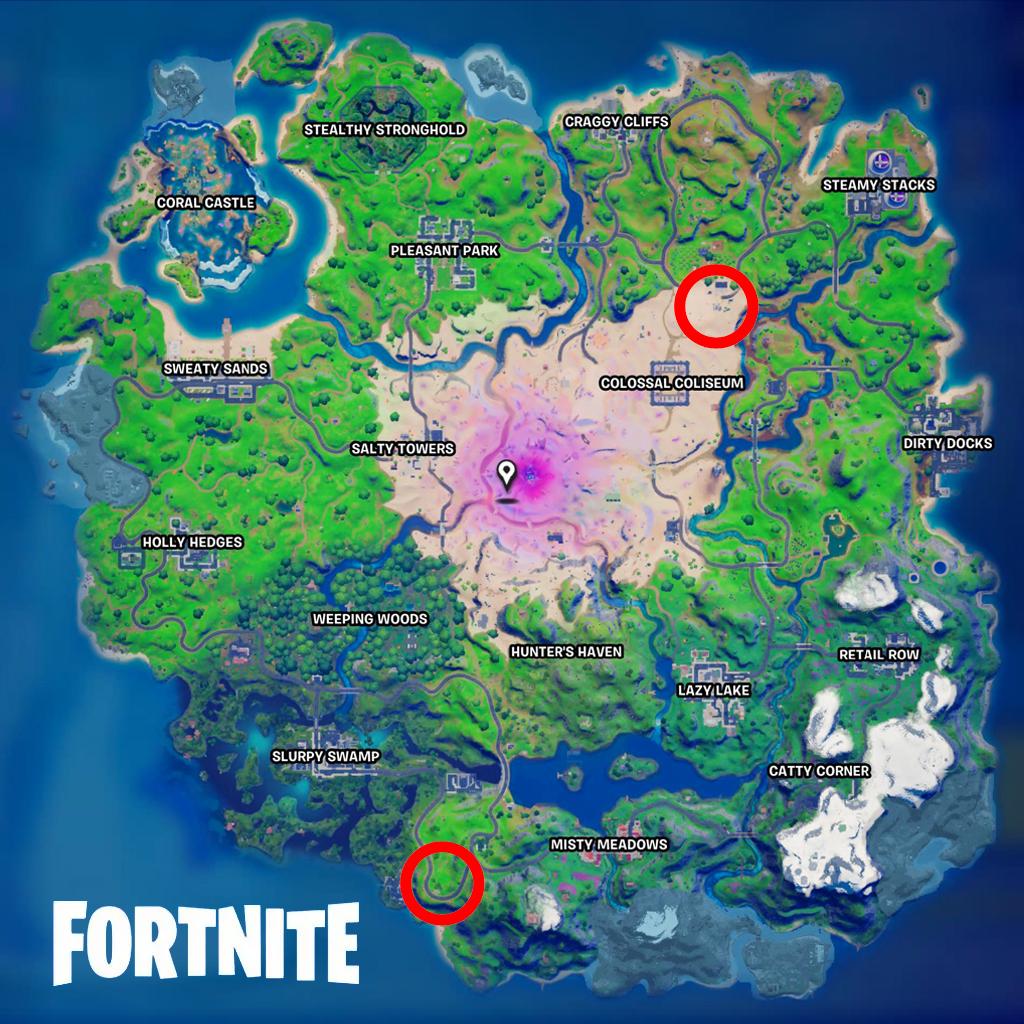 Fortnite Pizza Pete Food Truck location