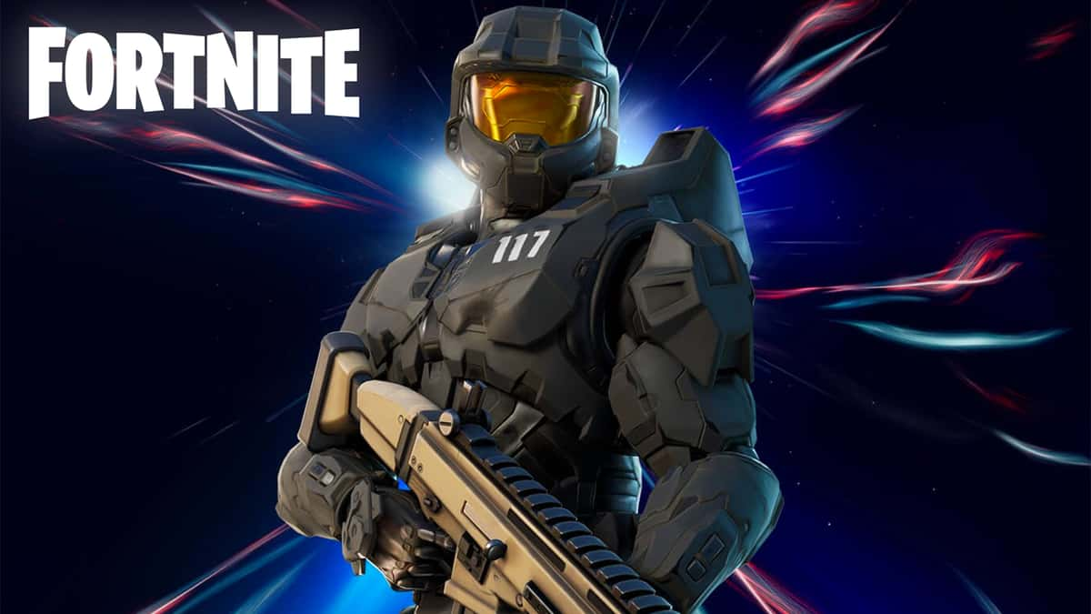 Fortnite matte black Master Chief skin