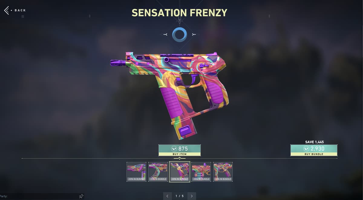 Valorant Frenzy Sensation Skin