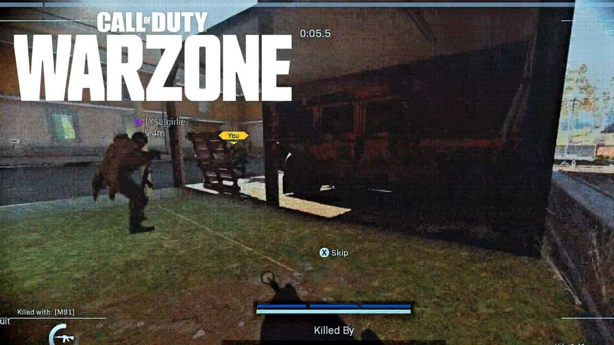 Warzone wall glitch