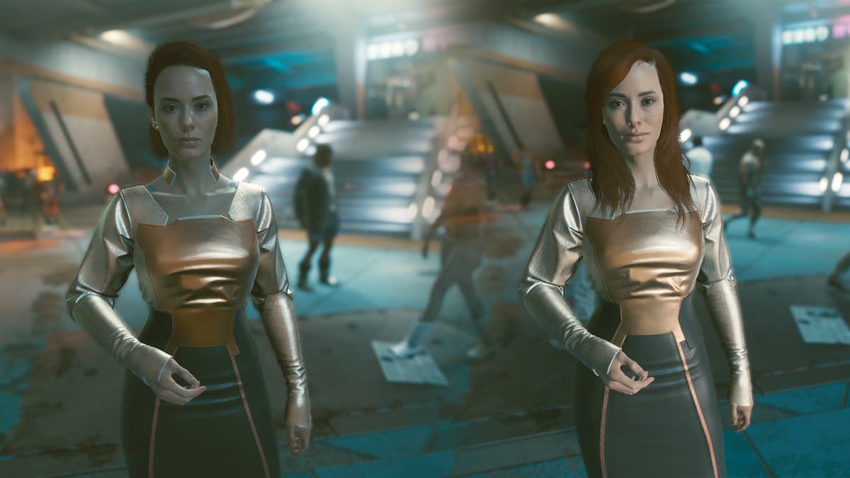 Hairstyle changer mod in Cyberpunk 2077