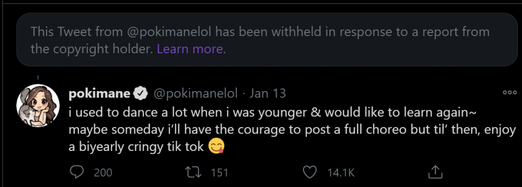 Pokimane Twitter