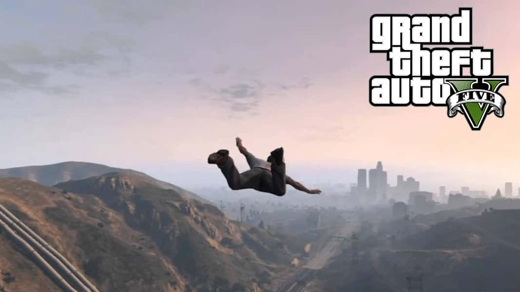 GTA 5 skydiver