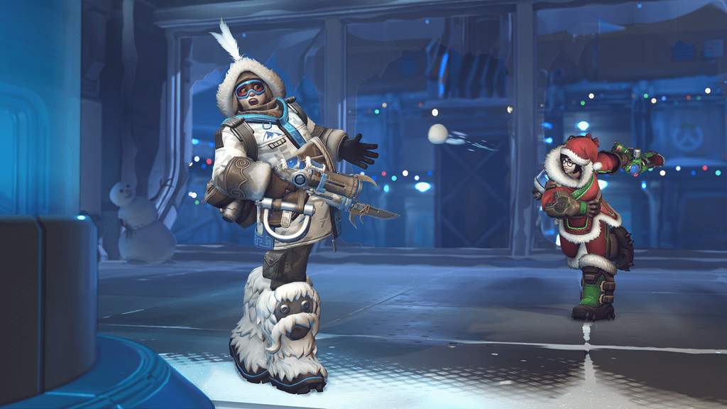 Mei snowball fight