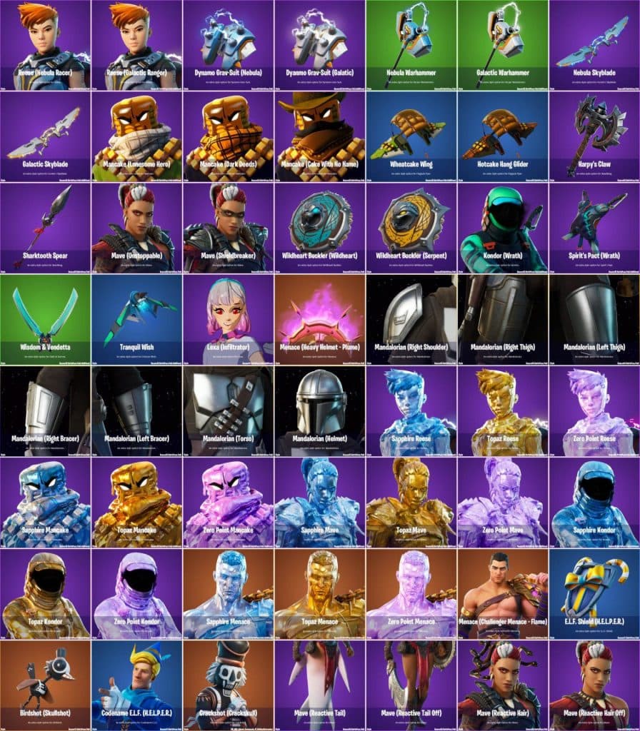 Fortnite Season 2 Chapter 5 Leaked Skins Cosmetics