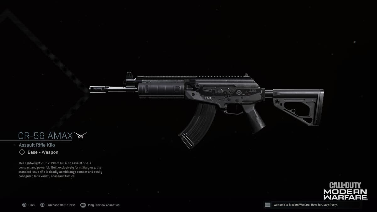 AMAX assault rifle