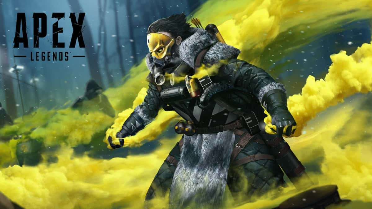 Apex Legends Caustic Season 7 With Logo