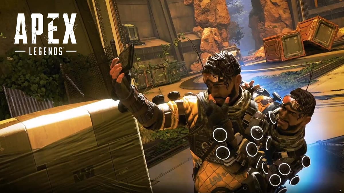 Apex Legends Mirage Selfie With Logo