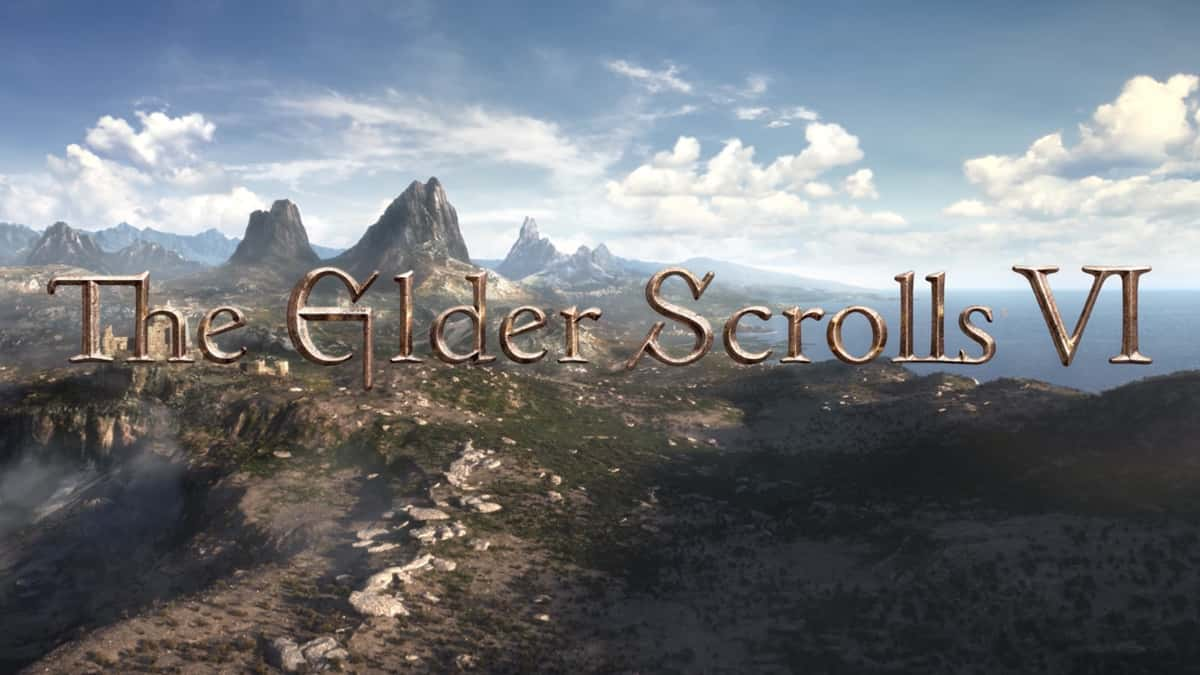 Elder Scrolls 6 teaser image from announcement and title of game